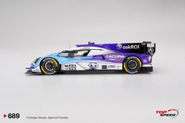 (預購) TOP SPEED 1/18 Acura ARX-06 #60 Acura Meyer Shank Racing 2025 IMSA Sebring 12 Hrs TS0689 20251121 TOP SPEED 1/18 Acura ARX-06 #60 Acura Meyer Shank Racing 2025 IMSA Sebring 12 Hrs TS0689