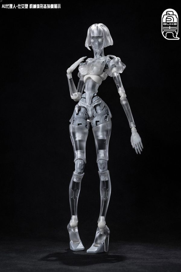 骨殼工坊 1/12 GK01FEC1 AI代理人 仕女型C1 透明版 可動完成品 骨殼工坊 1/12 GK01FEC1 AI代理人 仕女型C1 透明版 可動完成品