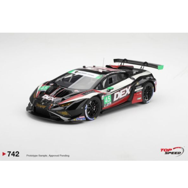 (預購) TOP SPEED 1/18 藍寶堅尼 Lamborghini Huracan GT3 EVO2 #45 DEX Wayne Taylor Racing 2026 IMSA Daytona 24 Hrs TS0742 20260824 TOP SPEED 1/18 藍寶堅尼 Lamborghini Huracan GT3 EVO2 #45 DEX Wayne Taylor Racing 2026 IMSA Daytona 24 Hrs TS0742