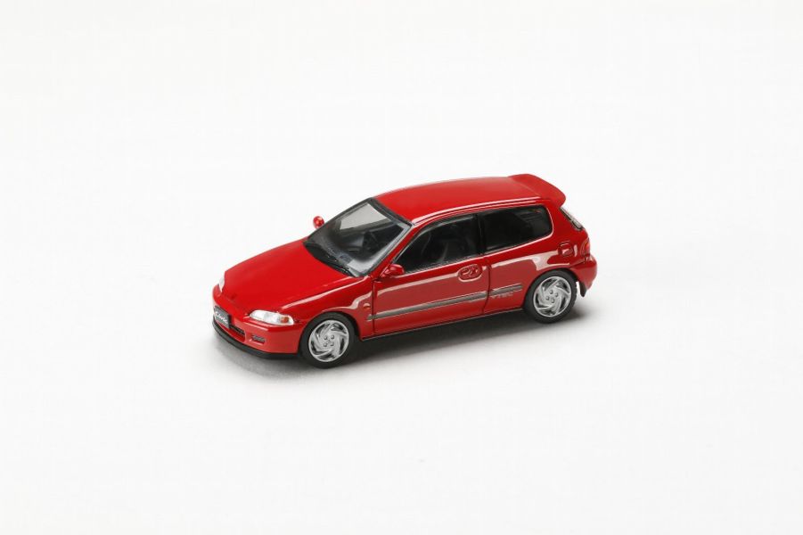 Hobby JAPAN 1/64 JDM64 本田 Honda CIVIC (EG6) SIR-Ⅱ 五代喜美 米蘭紅 Hobby JAPAN 1/64 JDM64 本田 Honda CIVIC (EG6) SIR-Ⅱ 五代喜美 米蘭紅