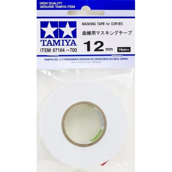 TAMIYA 田宮模型 87184 耗材 遮蓋膠帶 曲線用 12mm TAMIYA 田宮模型 87184 耗材 遮蓋膠帶 曲線用 12mm