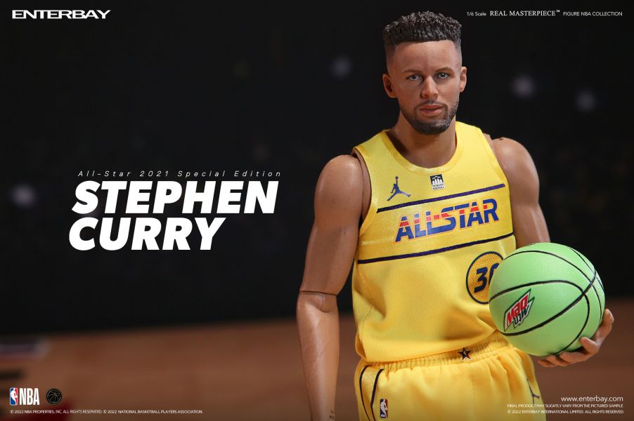 ENTERBAY 1/6 Stephen Curry 史蒂芬柯瑞 NBA 2021 全明星賽 ENTERBAY 1/6 Stephen Curry 史蒂芬柯瑞 NBA 2021 全明星賽