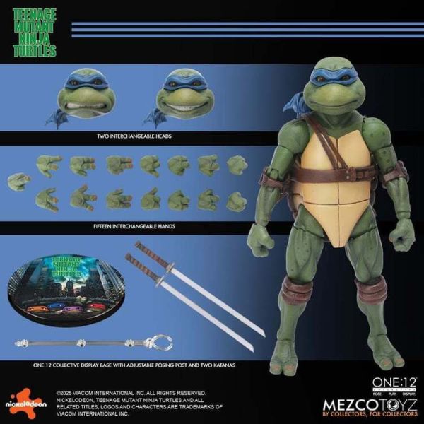 (預購) MEZCO TOYZ One:12 Collective 忍者龜 1990 電影版 套組 約15cm 人偶 可動完成品 20251223 MEZCO TOYZ One:12 Collective 忍者龜 1990 電影版 套組 約15cm 人偶 可動完成品