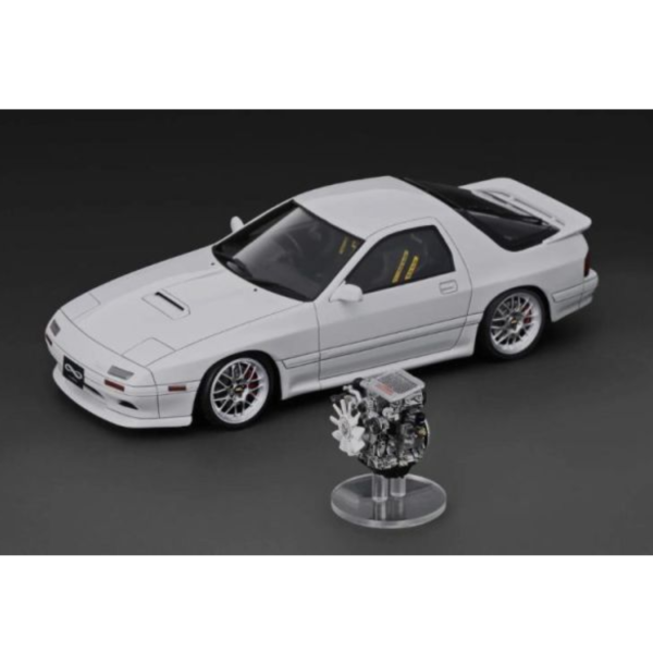 (預購) ignition 1/18 馬自達 Mazda Savanna RX-7 Infini (FC3S) White With 13B Engine IG4089 20260607 ignition 1/18 馬自達 Mazda Savanna RX-7 Infini (FC3S) White With 13B Engine IG4089