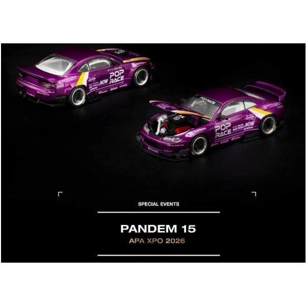 (預購) POP RACE × APA XPO 1/64 (PANDEM S15／PANDEM POCKET BUNNY 32) 2026 佛山改裝展會場限定 分別販售 20261101 POP RACE × APA XPO 1/64 (PANDEM S15／PANDEM POCKET BUNNY 32) 2026 佛山改裝展會場限定 分別販售
