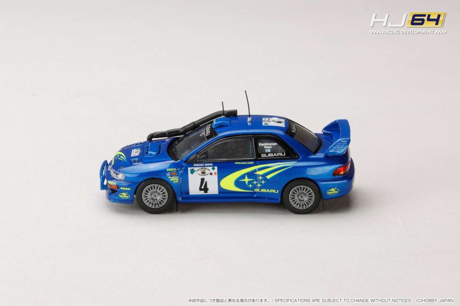 Hobby JAPAN 1/64 速霸陸 SUBARU IMPREZA WRC 2000 SAFARI #4 大賽4號車 HJR646041F Hobby JAPAN 1/64 速霸陸 SUBARU IMPREZA WRC 2000 SAFARI #4 大賽4號車 HJR646041F