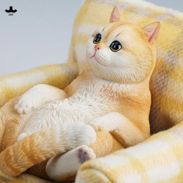 (預購) JXK Studio JXK350 動物公仔 暖格沙發喵 B 20260423 JXK Studio JXK350 動物公仔 暖格沙發喵 B
