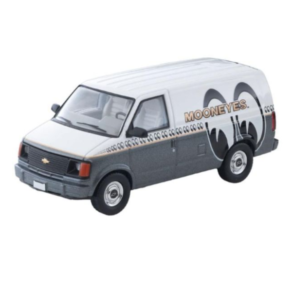 (預購) TOMYTEC 1/64 LV-N344c 雪佛蘭 Chevrolet Astro Van MOONEYES (白/灰) 20260726 TOMYTEC 1/64 LV-N344c 雪佛蘭 Chevrolet Astro Van MOONEYES (白/灰)
