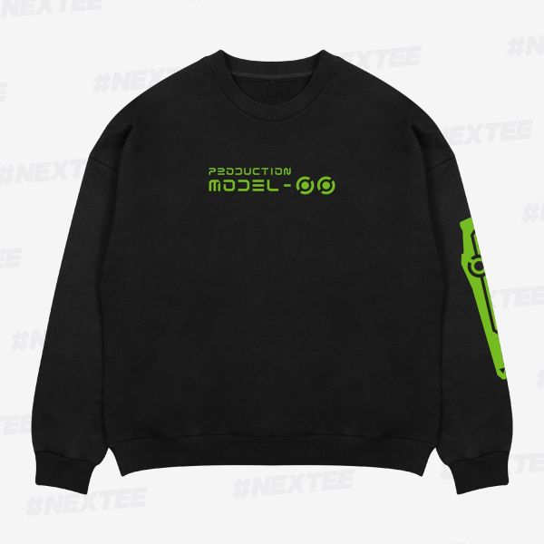 NEXTEE 翻轉模玩系列 試作00號 大學T 黑色 NEXTEE 翻轉模玩系列 試作00號 大學T 黑色