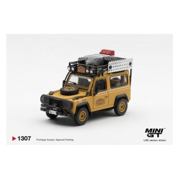 (預購) [吊卡版] MINIGT 1/64 荒原路華 Land Rover Defender 90 1985 Camel Trophy Borneo Team Japan MGT01307-BL LHD 20260604 [吊卡版] MINIGT 1/64 荒原路華 Land Rover Defender 90 1985 Camel Trophy Borneo Team Japan MGT01307-BL LHD