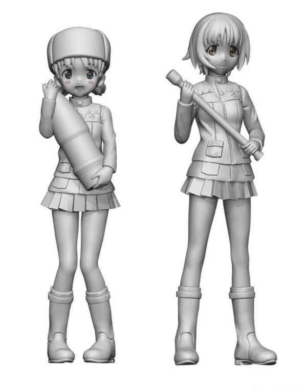 (預購) PLATZ 1/35 GPF-21 少女與戰車 真理高中 妮娜&艾里娜 公仔組 20260423 PLATZ 1/35 GPF-21 少女與戰車 真理高中 妮娜&艾里娜 公仔組