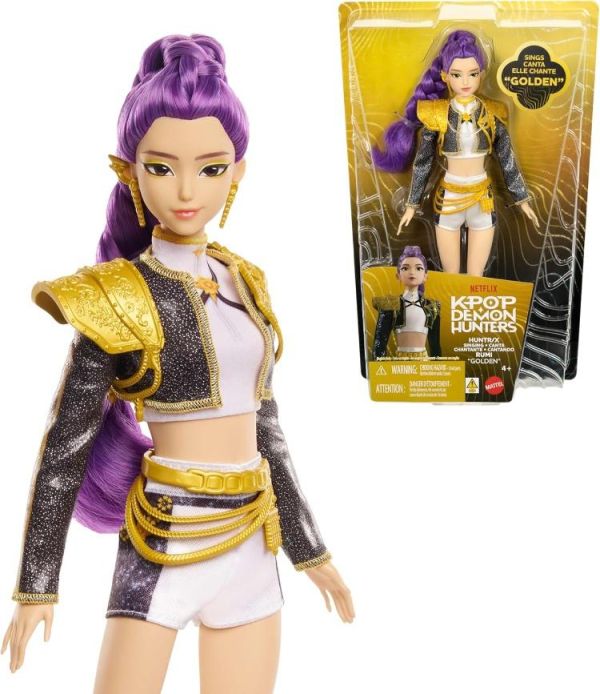 (預購) Mattel KPOP 獵魔女團 魯米 Rumi GOLDEN 打歌服 無武器 可動完成品 20260715 Mattel KPOP 獵魔女團 魯米 Rumi GOLDEN 打歌服 無武器 可動完成品