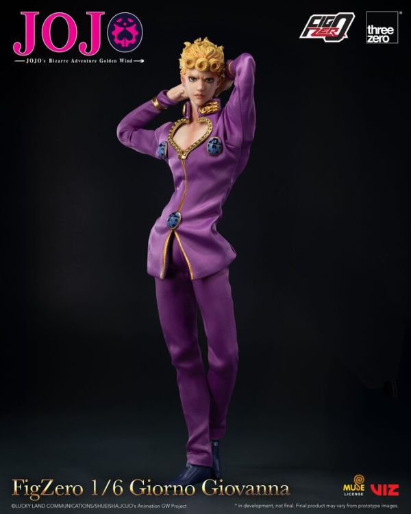 Threezero FigZero 1/6 JoJo的奇妙冒險 黃金之風 喬魯諾‧喬巴拿 29.3cm 3Z06576M0 可動完成品 Threezero FigZero 1/6 JoJo的奇妙冒險 黃金之風 喬魯諾‧喬巴拿 29.3cm 3Z06576M0 可動完成品
