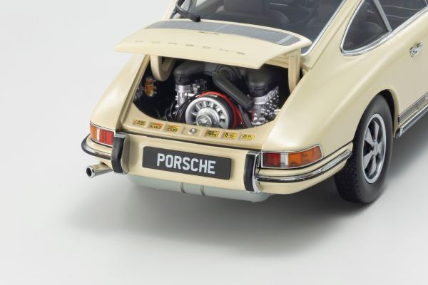 (預購) Kyosho 京商 1/18 Porsche 911S 保時捷 (象牙白黑線／水晶藍白線／巴哈馬黃) 分別販售 20261110 Kyosho 京商 1/18 Porsche 911S 保時捷 (象牙白黑線／水晶藍白線／巴哈馬黃) 分別販售