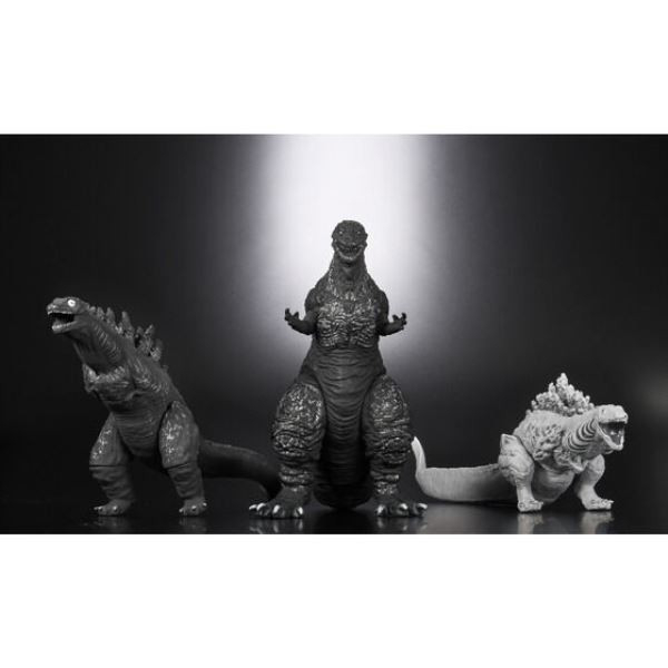BANDAI 哥吉拉 MOVIE MONSTER系列軟膠 正宗哥吉拉 ORTHO 3型態套組 BANDAI 哥吉拉 MOVIE MONSTER系列軟膠 正宗哥吉拉 ORTHO 3型態套組