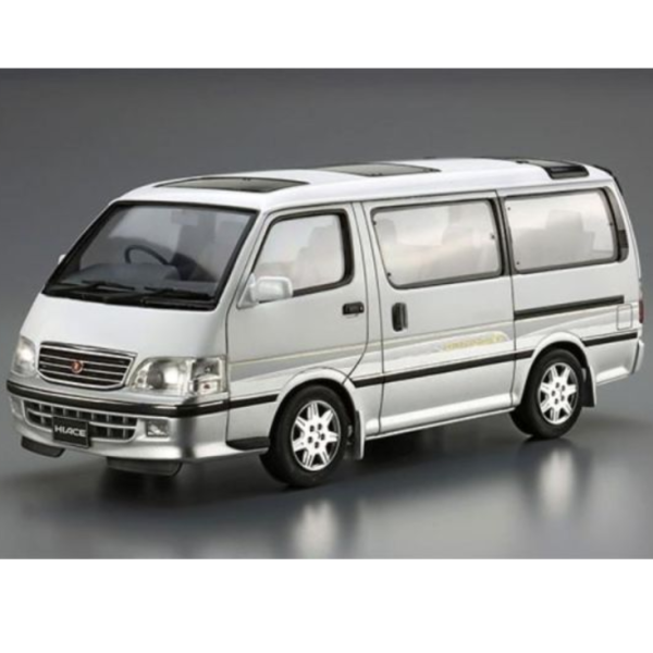 (預購) AOSHIMA 1/24 #133 豐田 KZH100G Hiace Super Custom G "99 組裝模型 20260623 AOSHIMA 1/24 #133 豐田 KZH100G Hiace Super Custom G "99 組裝模型