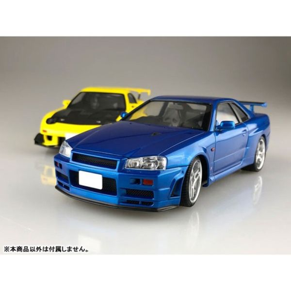 [再販] AOSHIMA 青島 1/24 頭文字D#9 星也好造 BNE34 Skyline GT-R [再販] AOSHIMA 青島 1/24 頭文字D#9 星也好造 BNE34 Skyline GT-R