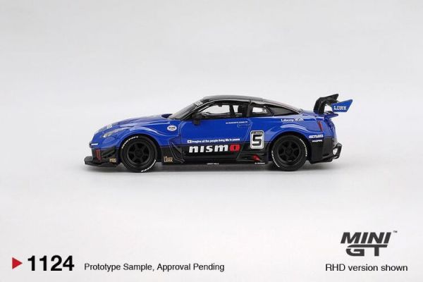 (預購) MINIGT 1/64 日產 LB-Silhouette WORKS GT NISSAN 35GT-RR Ver.2 Blue MGT01124-L (預購) MINIGT 1/64 日產 LB-Silhouette WORKS GT NISSAN 35GT-RR Ver.2 Blue MGT01124-L