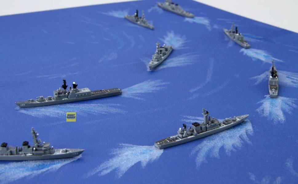 1/3000 海上自衛隊 第1護衛隊群 1998 FUJIMI 軍艦34 富士美 組裝模型 FUJIMI,1/3000,軍港,軍艦,海上自衛隊,護衛隊,