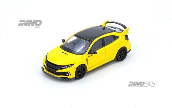 (預購) INNO64 1/64 本田 HONDA CIVIC TYPE-R (FK8) Yellow IN64-FK8-YL (預購) INNO64 1/64 本田 HONDA CIVIC TYPE-R (FK8) Yellow IN64-FK8-YL