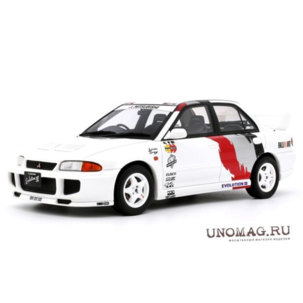 (預購) OTTO 1/18 三菱 MITSUBISHI LANCER EVO III SCOTIA WHITE W83 1995 OT1344 20260825 OTTO 1/18 三菱 MITSUBISHI LANCER EVO III SCOTIA WHITE W83 1995 OT1344