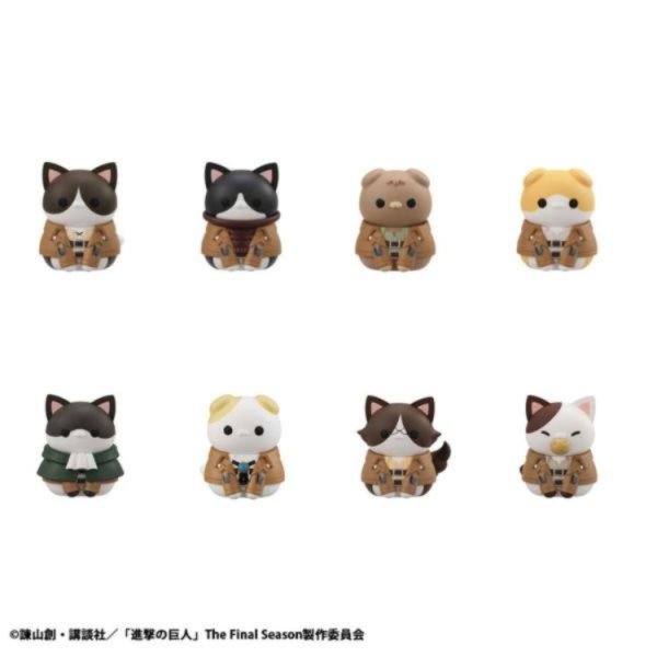 (預購) [再販] MEGAHOUSE 盲盒 M.C.P 進擊的貓咪 調查兵團集合喵 全8種 一中盒8入販售 20260713 [再販] MEGAHOUSE 盲盒 M.C.P 進擊的貓咪 調查兵團集合喵 全8種 一中盒8入販售
