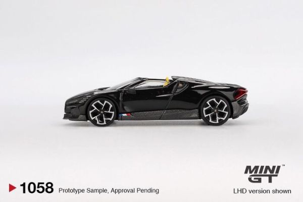 MINIGT 1/64 布加迪 Bugatti W16 Mistral Black MGT01058-L MINIGT 1/64 布加迪 Bugatti W16 Mistral Black MGT01058-L