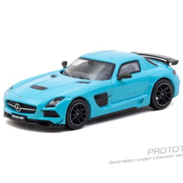 (預購) Tarmac Works 1/64 賓士 GLOBAL64 Mercedes-Benz SLS AMG Coupé Black Series Matte Blue T64G-027-BC 20260824 Tarmac Works 1/64 賓士 GLOBAL64 Mercedes-Benz SLS AMG Coupé Black Series Matte Blue T64G-027-BC