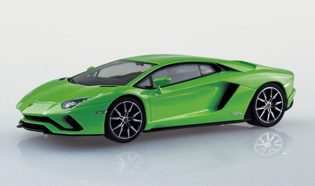 AOSHIMA 青島 1/32 Snap Kit 12-D Lamborghini 藍寶堅尼 Aventador S 珍珠綠 組裝模型 AOSHIMA,青島,1/32,Snap Kit,系列,12-D,藍寶堅尼,Aventador S, 珍珠綠, 組裝模型,