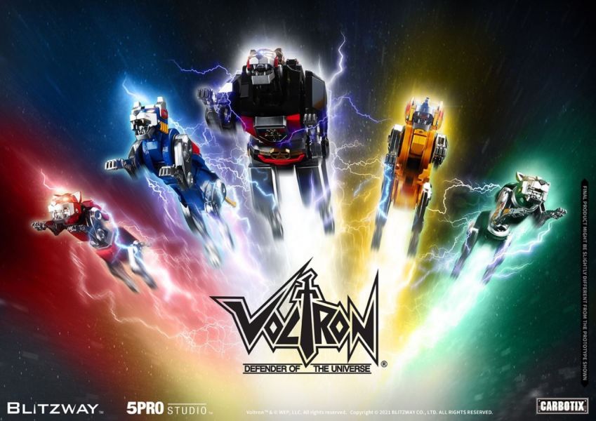 [再販] Blitzway × 5PRO STUDIO CARBOTIX Voltron 五獅合體 百獸王 聖戰士 可動完成品 Blitzway × 5PRO STUDIO,CARBOTIX Voltron,五獅合體 百獸王,聖戰士,可動完成品,