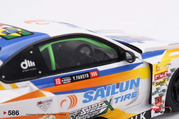 TOPSPEED 1/18 Nissan LB-Super Silhouette S15 SILVIA #555 2023 Formula Drift Japan LBWK 甩尾賽寬體式樣 TS0586 TOPSPEED 1/18 Nissan LB-Super Silhouette S15 SILVIA #555 2023 Formula Drift Japan LBWK 甩尾賽寬體式樣 TS0586