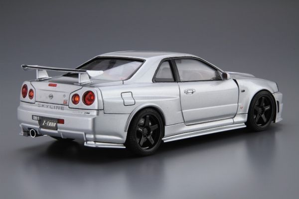 AOSHIMA 青島 1/24 模型車#34 日產Skyline BNR34 GT-R Z-tune '04 組裝模型 [,再販,],AOSHIMA,青島,1/24,模型車,#34,日產,Skyline,BNR34,GT-R,Z-tune,'04,組裝模型,