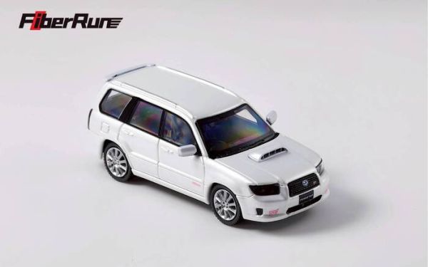 Fiberrun 1/64 速霸陸 SUBARU Forester SG9 金屬白 Fiberrun 1/64 速霸陸 SUBARU Forester SG9 金屬白