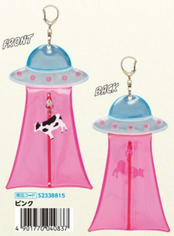 (預購) SUN STAR 不明飛行物 飛碟 扁平收納包 黃色 20251125 SUN STAR 不明飛行物 飛碟 扁平收納包 黃色