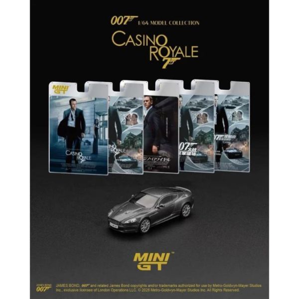 (預購) MINIGT 1/64 奧斯頓馬丁 Aston Martin DBS "Casino Royale" 繁中版 LHD MGT00917-007TC 20260518 MINIGT 1/64 奧斯頓馬丁 Aston Martin DBS "Casino Royale" 繁中版 LHD MGT00917-007TC