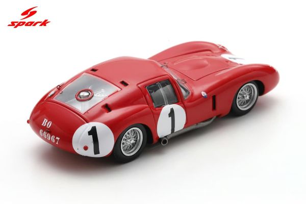 (預購) Spark 1/43 瑪莎拉蒂 Maserati 450S Zagato Coupe No.1 Le Mans 24H 1957 S6549 20260823 Spark 1/43 瑪莎拉蒂 Maserati 450S Zagato Coupe No.1 Le Mans 24H 1957 S6549