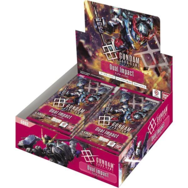 (預購) BANDAI 鋼彈卡牌遊戲 補充包 交疊衝擊 Dual Impact [GD02] (日文版) 一中盒24包入販售 20260907 BANDAI 鋼彈卡牌遊戲 補充包 交疊衝擊 Dual Impact [GD02] (日文版) 一中盒24包入販售