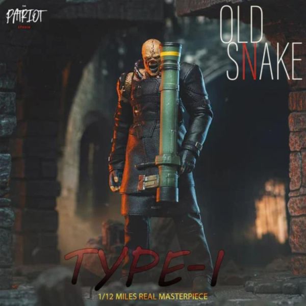 (預購) PatriotStudio 1/12 惡靈古堡2 追蹤者 oldsnake A款 第一型態 全黑皮衣 可動完成品 20260331 PatriotStudio 1/12 惡靈古堡2 追蹤者 oldsnake A款 第一型態 全黑皮衣 可動完成品