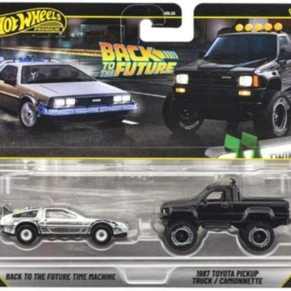 (預購) Hot Wheels風火輪 回到未來 時光車 / 1987 豐田皮卡 JHW48-9866 2入套組販售 20260421 Hot Wheels風火輪 回到未來 時光車 / 1987 豐田皮卡 JHW48-9866 2入套組販售