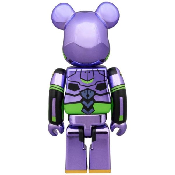 (預購) Medicom Toy 庫柏力克熊 新世紀福音戰士 初號機&13號機 CHROME Ver. 100% 2入組 20260603 Medicom Toy 庫柏力克熊 新世紀福音戰士 初號機&13號機 CHROME Ver. 100% 2入組
