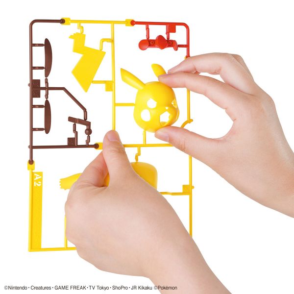 BANDAI 精靈寶可夢 神奇寶貝 Pokemon PLAMO 快組系列 003 皮卡丘 戰鬥姿勢 組裝模型 BANDAI,精靈寶可夢,神奇寶貝,Pokemon,PLAMO,快組系列,003,皮卡丘,戰鬥姿勢,組裝模型,