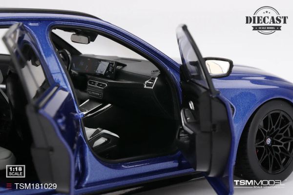 TSM MODEL 1/18 寶馬 BMW M3 Touring M Portimao Blue Metallic TSM181029 TSM MODEL 1/18 寶馬 BMW M3 Touring M Portimao Blue Metallic TSM181029