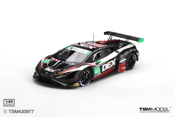 (預購) TSM MODEL 1/43 藍寶堅尼 Lamborghini Huracan GT3 EVO2 #45 DEX Wayne Taylor Racing 2026 IMSA Laguna Seca Class Winner TSM430977 20261019 TSM MODEL 1/43 藍寶堅尼 Lamborghini Huracan GT3 EVO2 #45 DEX Wayne Taylor Racing 2026 IMSA Laguna Seca Class Winner TSM430977