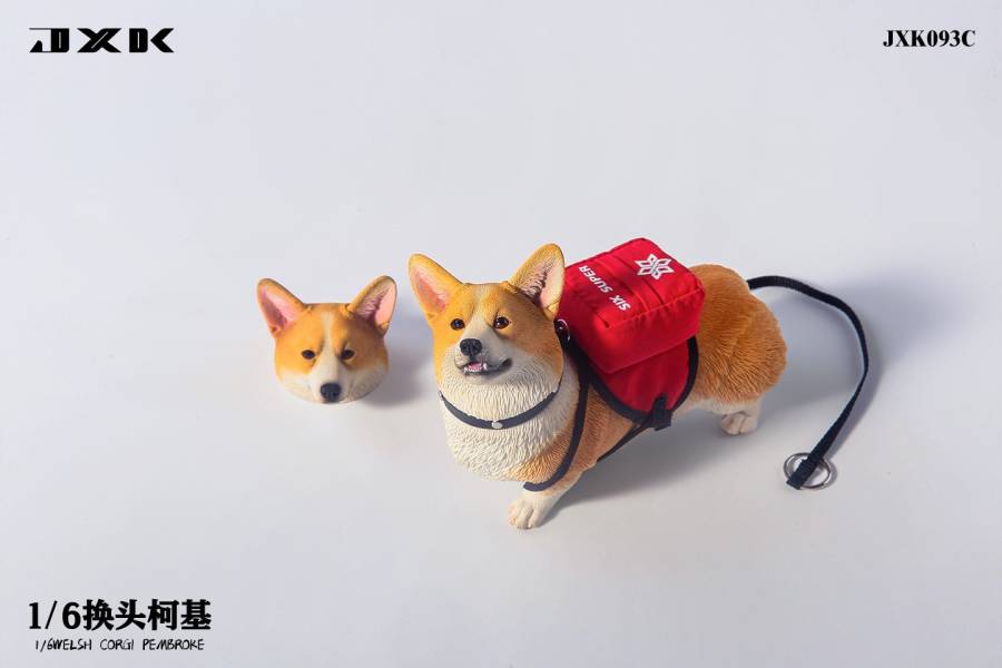 JXK 1/6 換頭柯基 動物系列 塗裝完成品 全3種 分別販售 JXK,1/6,換頭柯基,動物系列,塗裝完成品,全3種,分別販售,