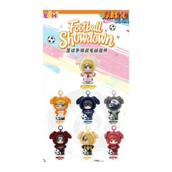 (預購) 億奇創繪 盲盒 火影忍者疾風傳-足球爭鋒戰毛絨掛件 全6+1種 一中盒6入販售 20260915 億奇創繪 盲盒 火影忍者疾風傳-足球爭鋒戰毛絨掛件 全6+1種 一中盒6入販售