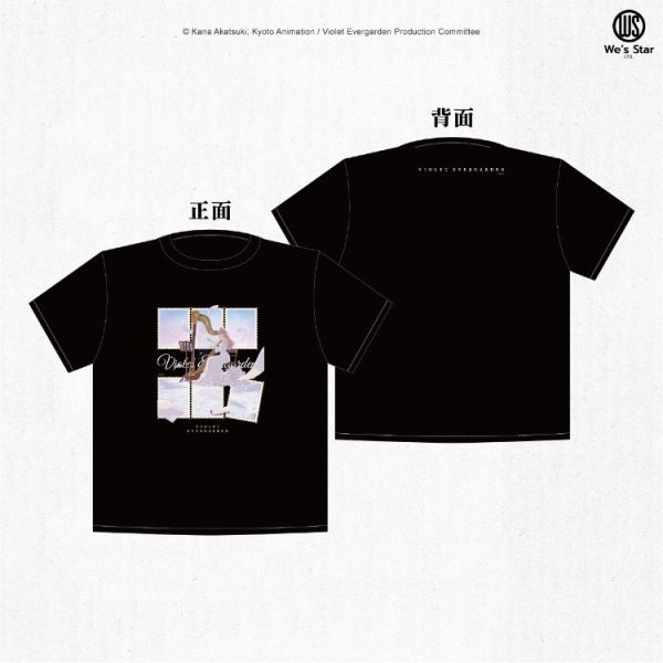 (預購) 紫羅蘭永恆花園 音樂會週邊 印花T-shirt 黑白款 L 20260203 紫羅蘭永恆花園 音樂會週邊 印花T-shirt 黑白款 L