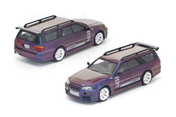 (預購) POP RACE 1/64 日產 NISSAN STAGEA MAGIC PURPLE (預購) POP RACE 1/64 日產 NISSAN STAGEA MAGIC PURPLE