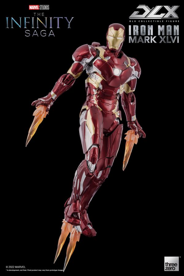 threezero DLX 漫威 MARVEL 鋼鐵人 Mark46 可動完成品 threezero,DLX,漫威,MARVEL,鋼鐵人,Mark46,可動完成品,