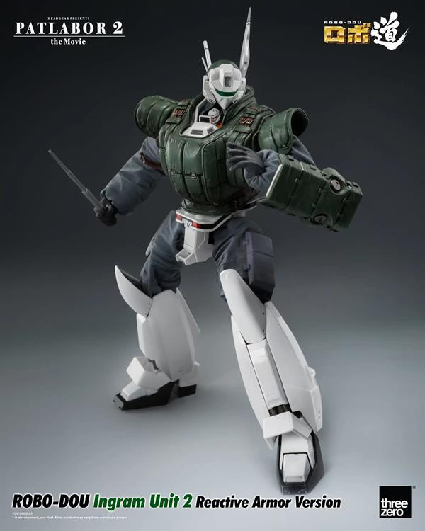 threezero 機動警察劇場版Ⅱ ROBO-DOU 英格倫2號機反應裝甲 可動完成品 threezero 機動警察劇場版Ⅱ ROBO-DOU 英格倫2號機反應裝甲 可動完成品