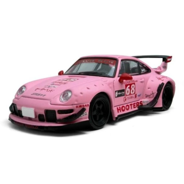 (預購) Model Model 1/64 保時捷 RWB 993 Hooters 消光粉紅 #68 MM64-RWB993-013 20260423 Model Model 1/64 保時捷 RWB 993 Hooters 消光粉紅 #68 MM64-RWB993-013